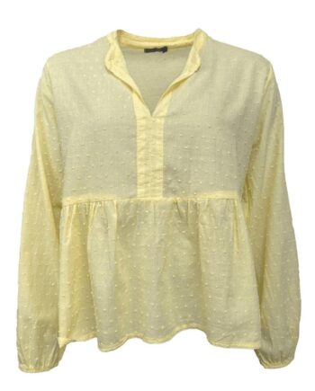 Black Colour Bluse Frigg Cotton Lt  Yellow