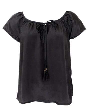 Black Colour Bluse Luna Dana Black
