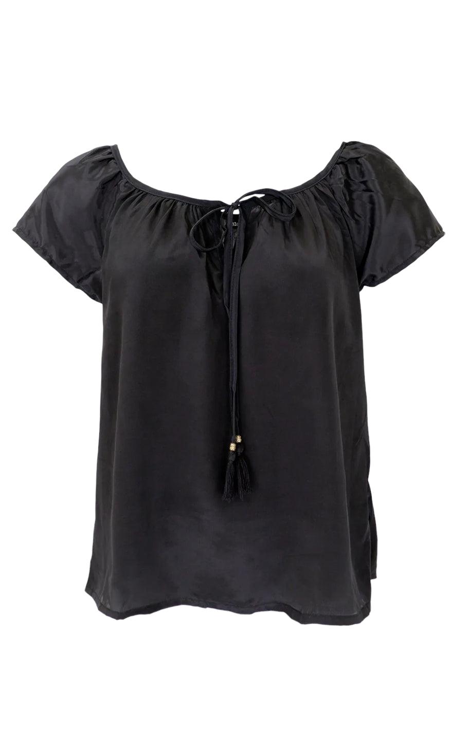 Black Colour Bluse Luna Dana Black