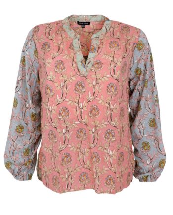 Black Colour Bluse Luna Kaftan Pastel Delight
