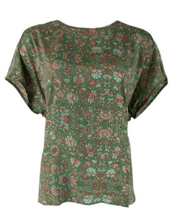 Black Colour Bluse Luna     Green Breeze