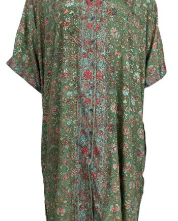 Black Colour Bluse Luna Tunic Green Breeze