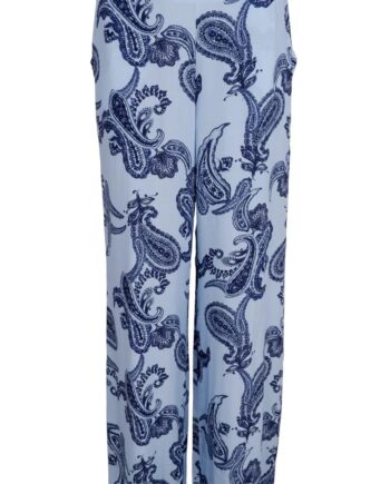 Black Colour Bukser Kayla Lt  Blue