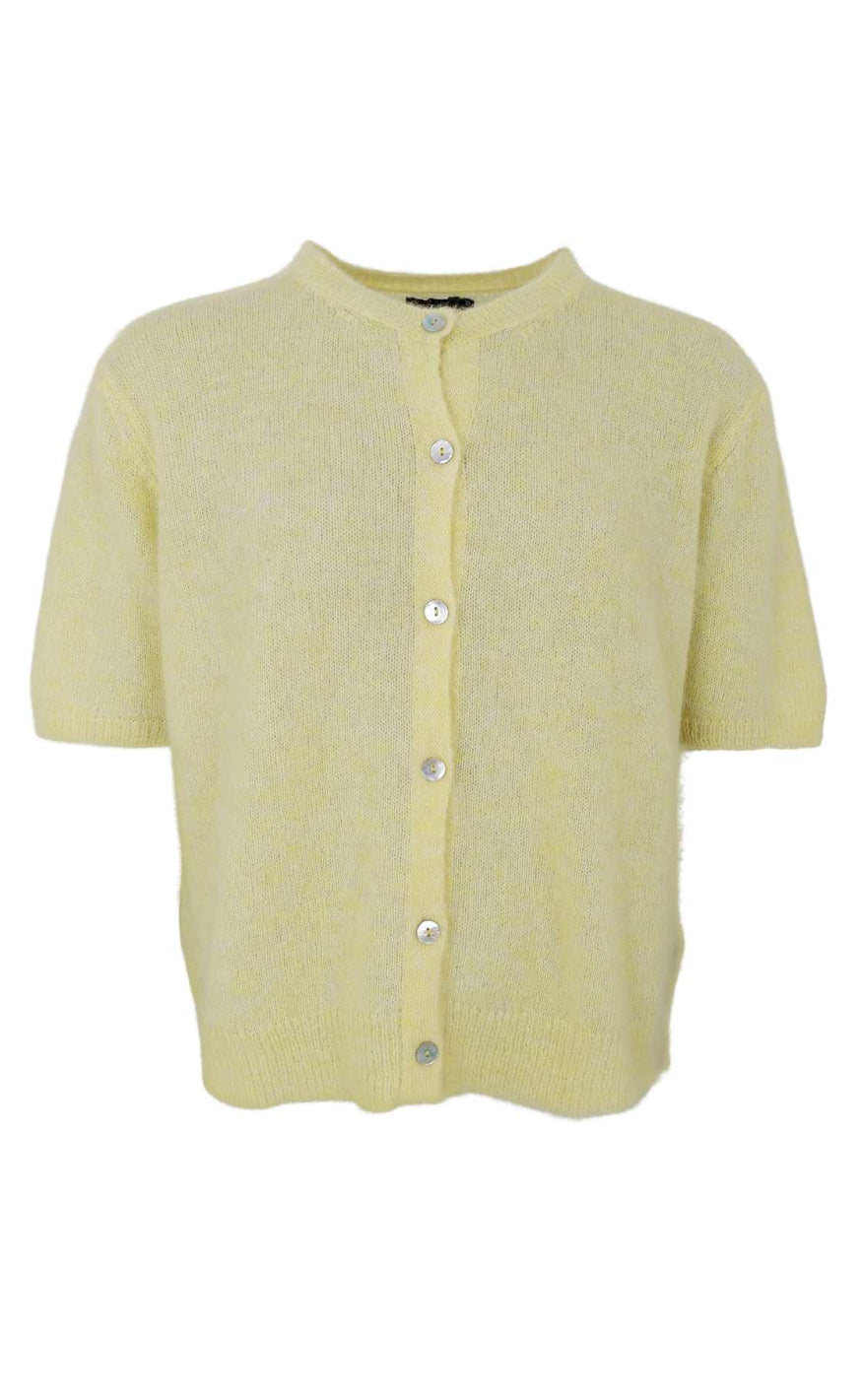 Black Colour Cardigan Dell Ss Lt  Yellow