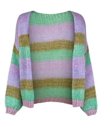 Black Colour Cardigan Filuca Lavender