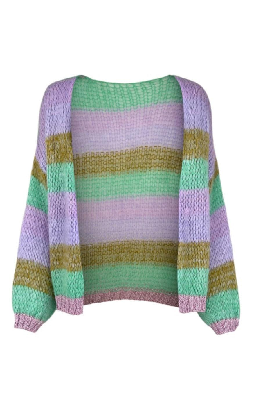 Black Colour Cardigan Filuca Lavender