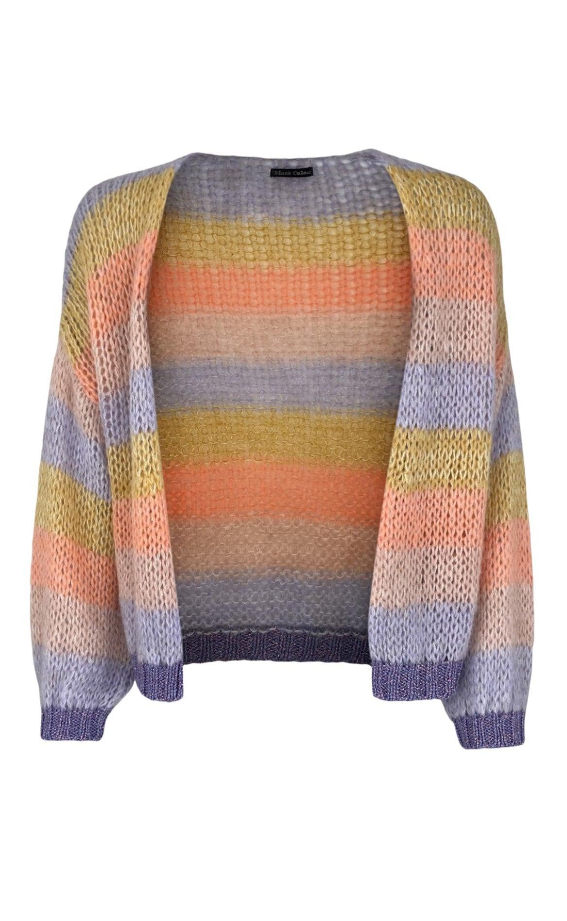 Black Colour Cardigan Filuca Peach