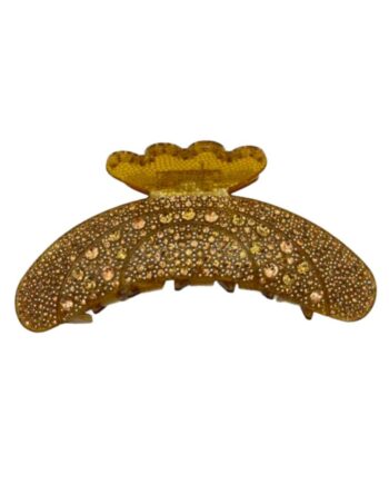 Black Colour Hårklemme Diamond Big Rhinestone Camel