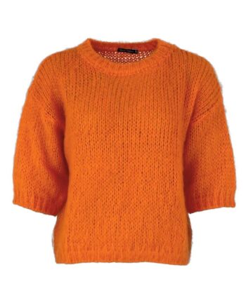 Black Colour Jumper Casey Orange