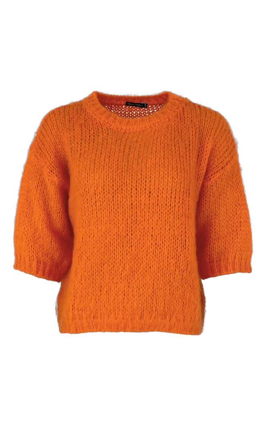 Black Colour Jumper Casey Orange