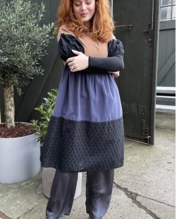 Black Colour Kjole Kenza Lace Navy