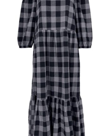 Black Colour Kjole Lida Grey