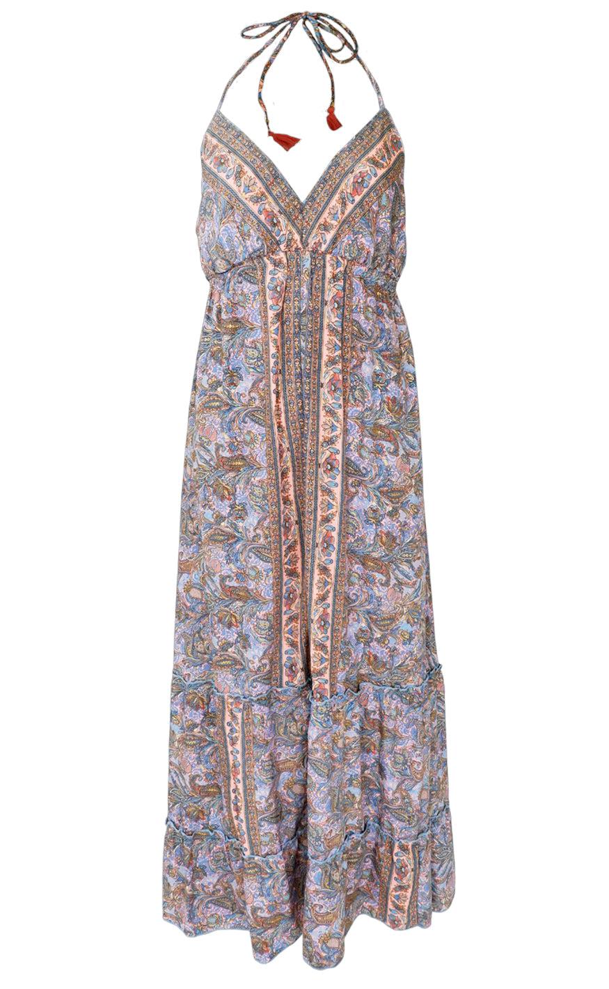 Black Colour Kjole Luna Halterneck Blush Tropic