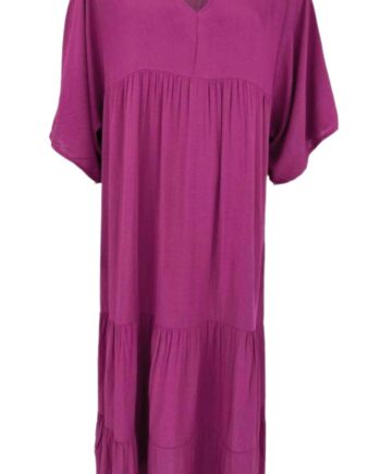 Black Colour Kjole Ollie  Fuchsia