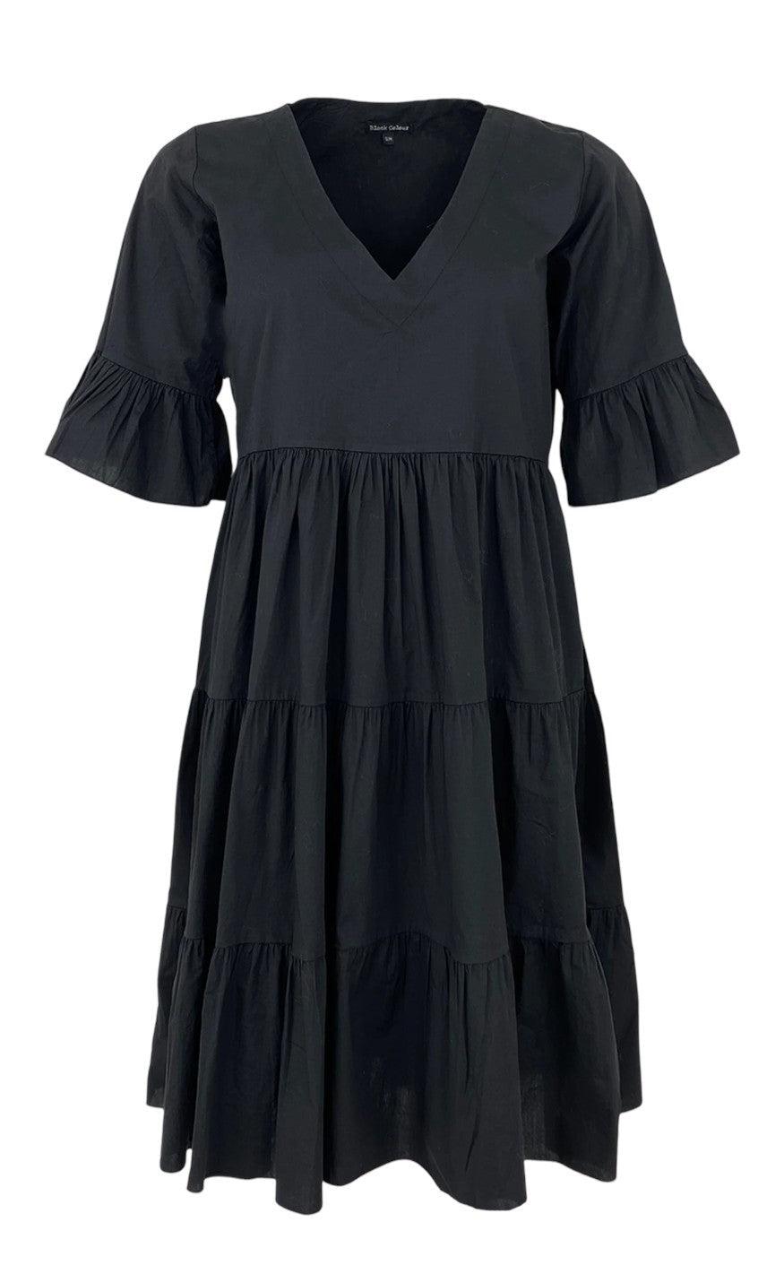 Black Colour Kjole Paige Short Boho Black