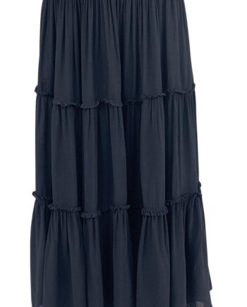 Black Colour Nederdel Ada Boho Black