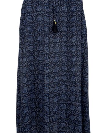 Black Colour Nederdel Luna Bias Midnight Bloom