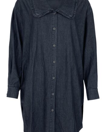 Black Colour Skjorte Virginia Black Denim