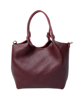 Black Colour Taske Isolde Leather Wine
