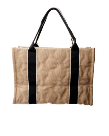 Black Colour Taske Vanda Tote Sand