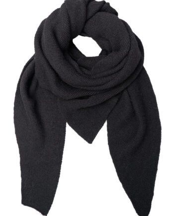 Black Colour Tørklæde Bex Solid Black