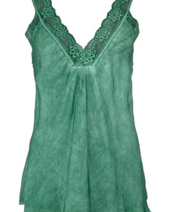 Black Colour Top Bea Mint Green