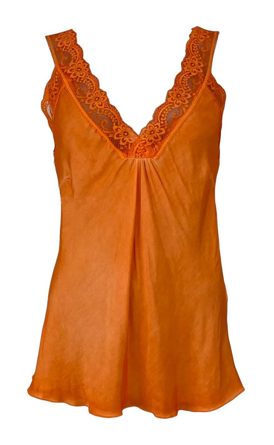 Black Colour Top Bea Orange