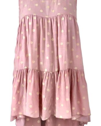 Black Colour Top Kamma Blush Rose Gold Dot
