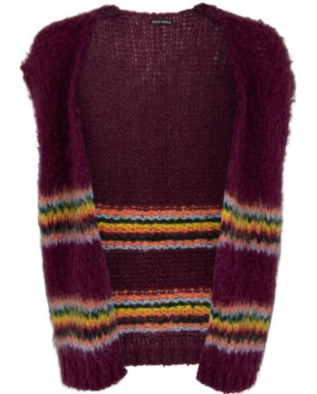 Black Colour Vest Tulle Wine