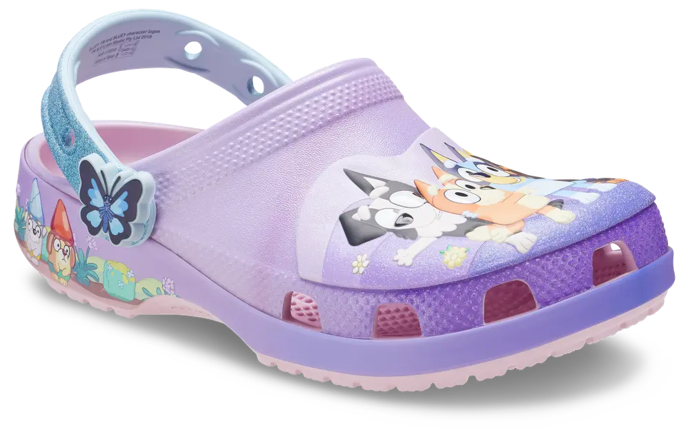 Bluey Pink Classic Clog Multi 25 26