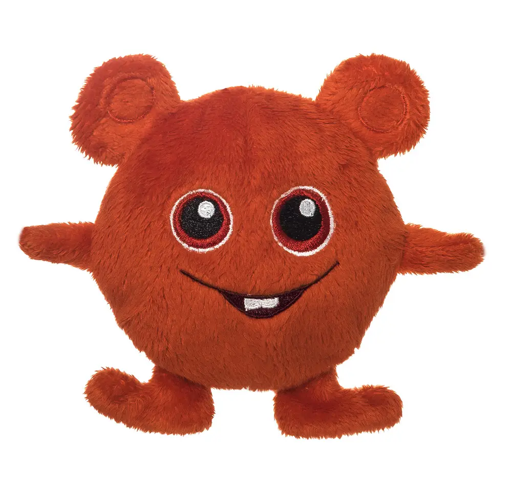Bobbo Minisar Bamse Rød 12cm
