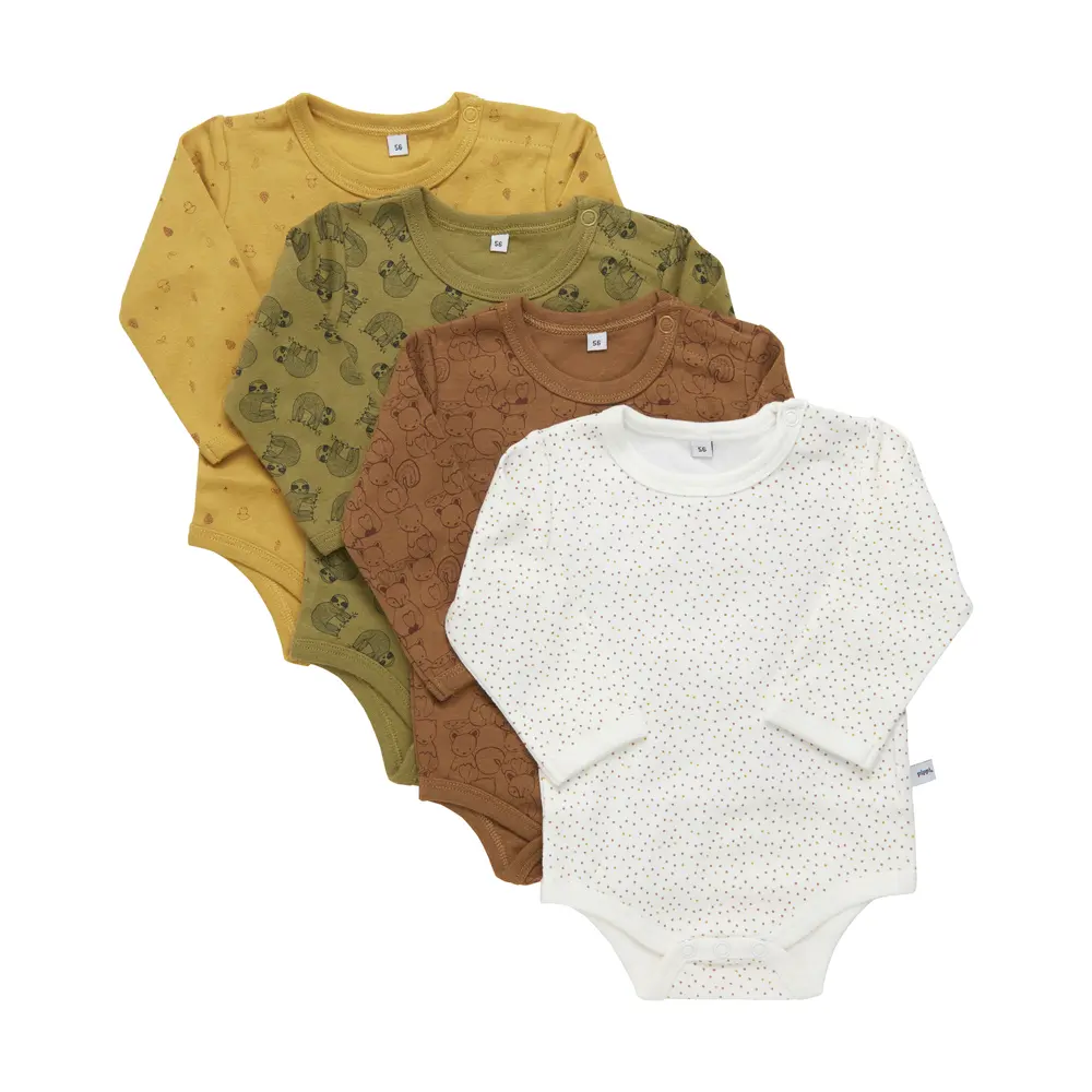 Body Langærmet Med Print -pak 384 68