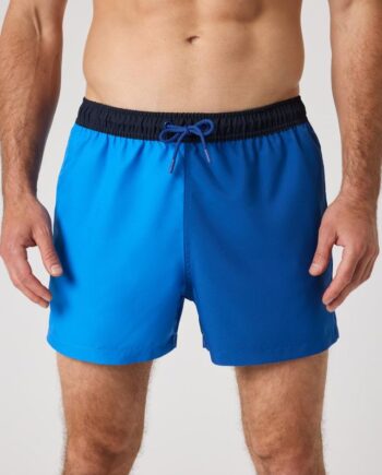 Borg Blocked Swim Shorts  Candy Pink