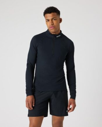Borg Golf Midlayer Half Zip  Brilliant White