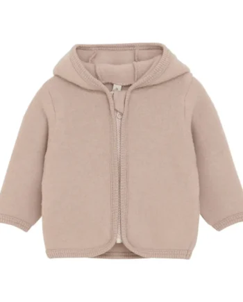 Cardigan    ører Uld Fleece Mahogany Rose 62
