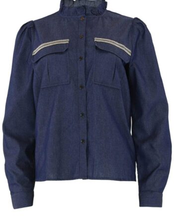 Continue Bluse Mili Sequens Denim