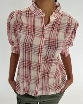 Continue Bluse Moe Check Red Check