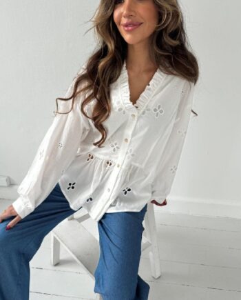 Continue Bluse Riga White