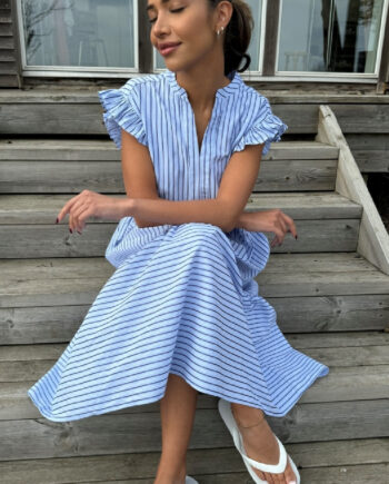 Continue Kjole Bea Blue Stripe