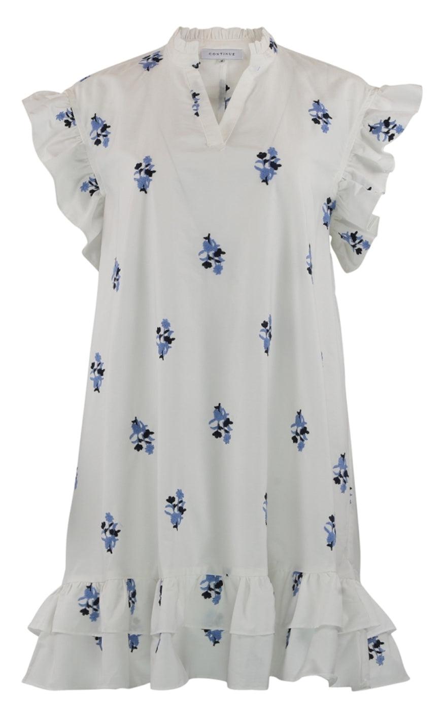 Continue Kjole Lee Embrodery White With Embro