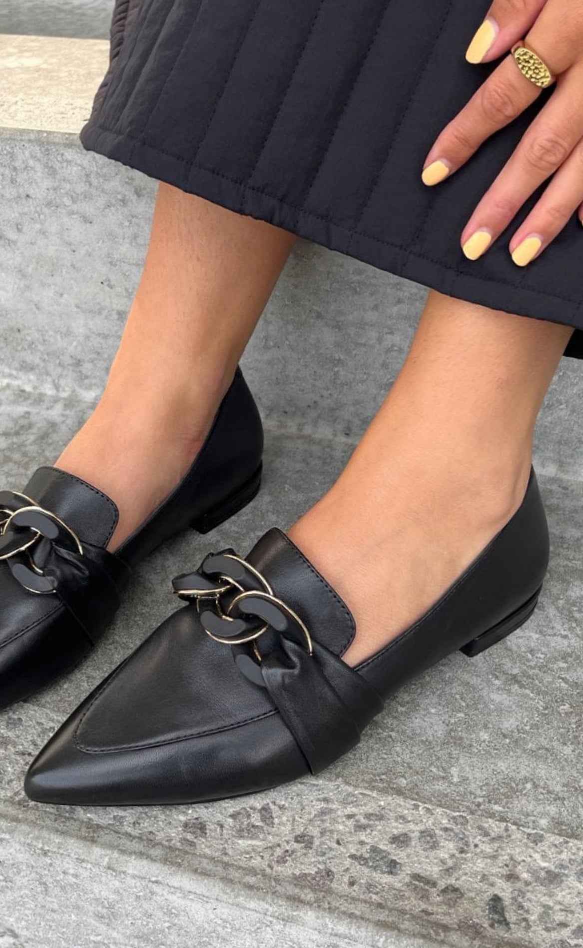 Copenhagen Shoes Ballerinaer The Lovely One Black