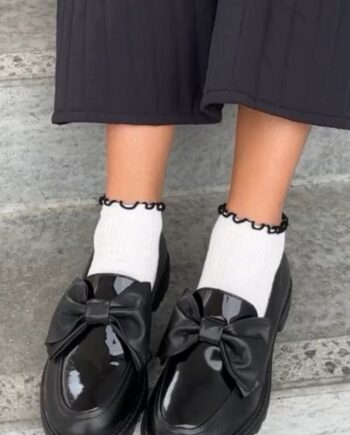 Copenhagen Shoes Loafers Hello Bow Black
