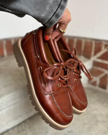 Copenhagen Shoes Loafers The Walk Leather Cognac
