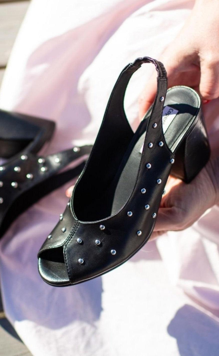 Copenhagen Shoes Sandal  My Dreams Black Leather