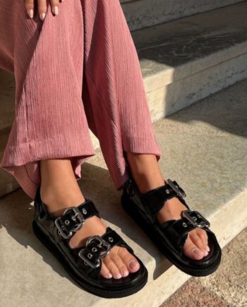 Copenhagen Shoes Sandal The Magical Patent Black Patent