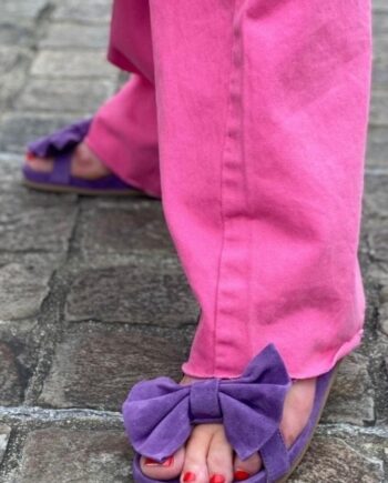 Copenhagen Shoes Sandaler By Josefine Valentin Sky And Diamonds Suede Orchid