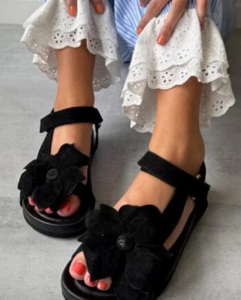 Copenhagen Shoes Sandaler My Flowers Black