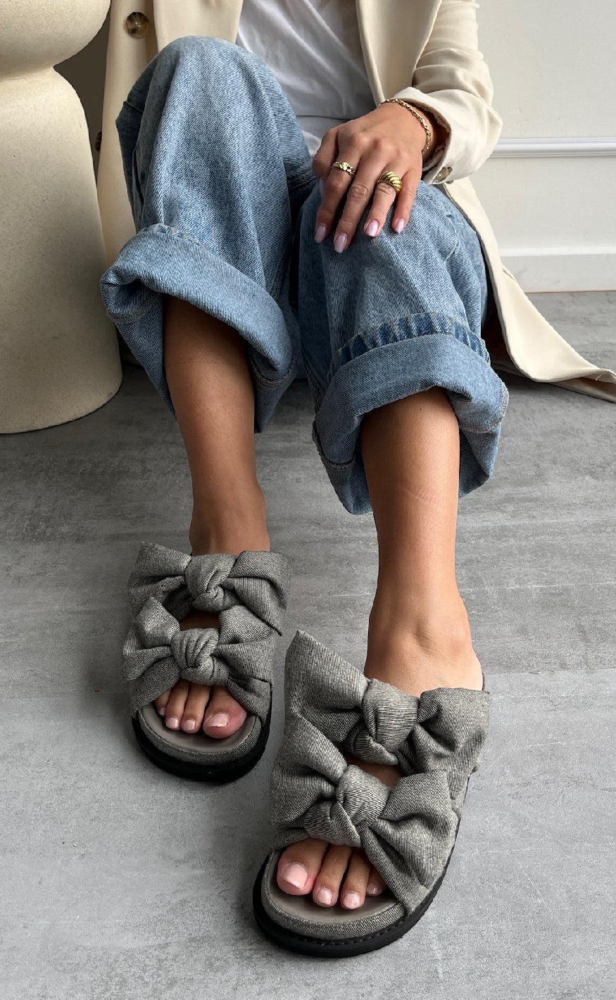 Copenhagen Shoes Sandaler Summer Dream Denim Grey Denim