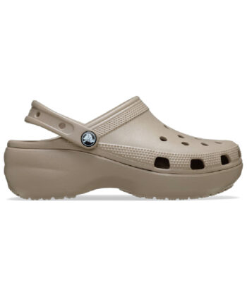 Crocs Træsko Classic Platform Taupe