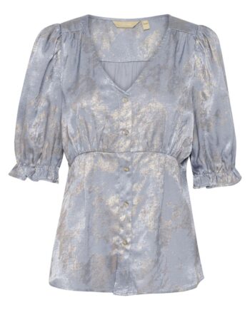 Culture Bluse Casy Beige Silver Art